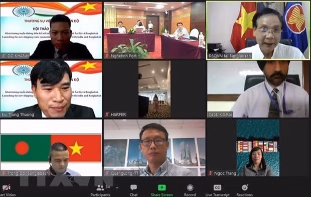 连接越南中部与印度的航运通道正式开通 ảnh 2