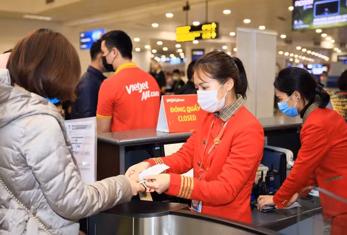 越捷航空将向顾客赠送数百万张代金券 ảnh 1