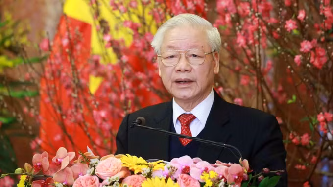 越南党和国家领导人向非洲联盟轮值主席致贺电 ảnh 1