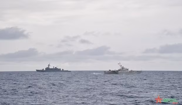 越泰两国海军开展第44次联合巡逻活动 ảnh 1