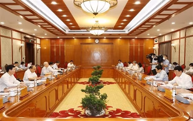 阮富仲总书记：反腐工作须与反消极工作紧密结合 ảnh 2