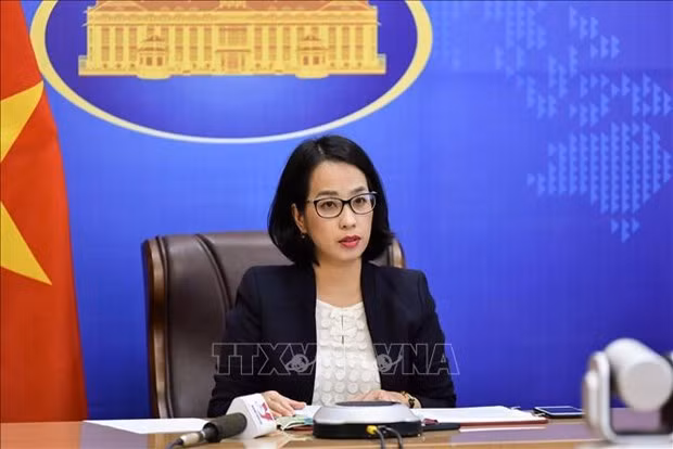 外交部例行记者会：越南一直以来大力实施预防和打击人口贩运的任务和措施 ảnh 1