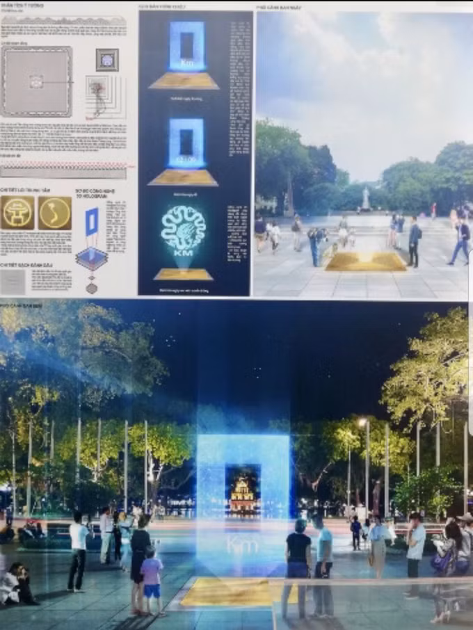 零公里标志——首都河内的文化象征 ảnh 1