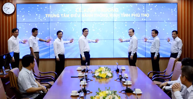 富寿省智慧指挥调度中心正式投入使用 ảnh 1