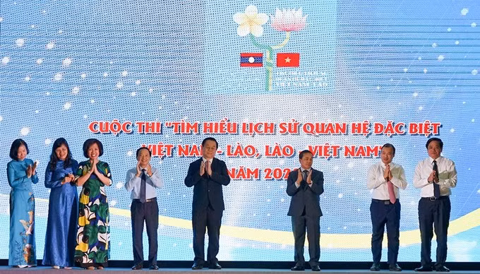 “2022年越南-老挝特殊关系历史知识竞赛”正式启动 ảnh 1