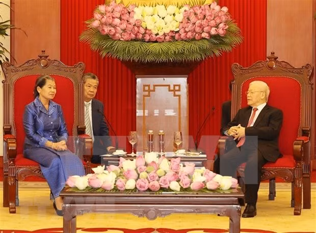 越柬建交55周年：两个民族深厚友谊的例证 ảnh 1