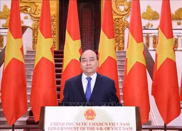 阮春福总理出席第17届中国-东盟博览会暨中国-东盟商务与投资峰会开幕大会 ảnh 1
