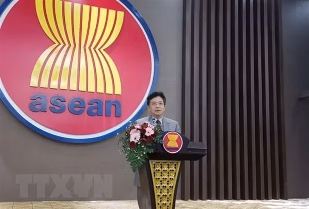 中国驻东盟大使高度评价与东盟在抗击新冠肺炎疫情中的合作 ảnh 1