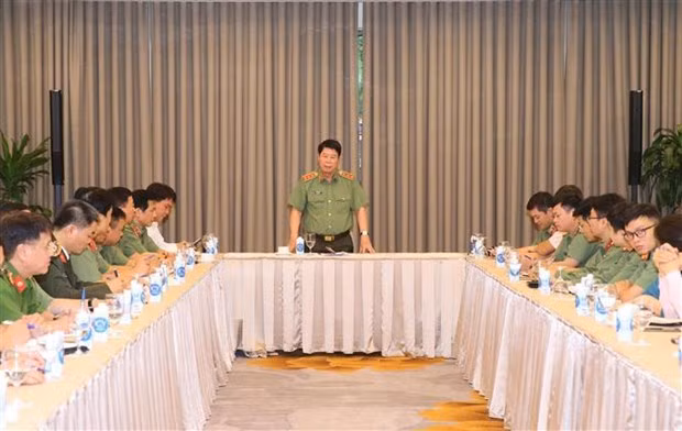 公安部领导检查第三十七届东盟峰会筹备工作 ảnh 2