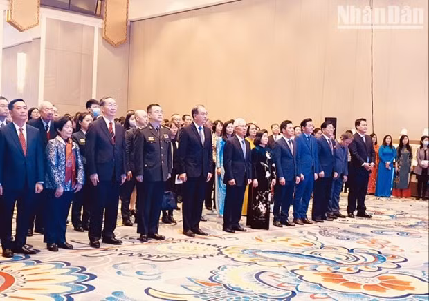 越中建交73周年招待会在北京隆重举行 ảnh 1