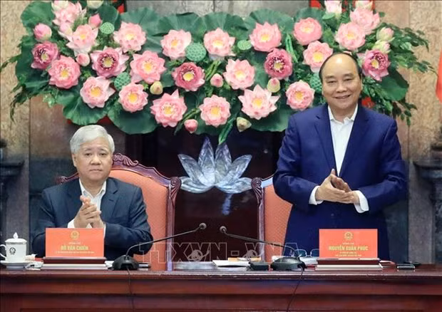 提高国家主席办公厅与越南祖国阵线中央委员会之间的配合工作效率 ảnh 1