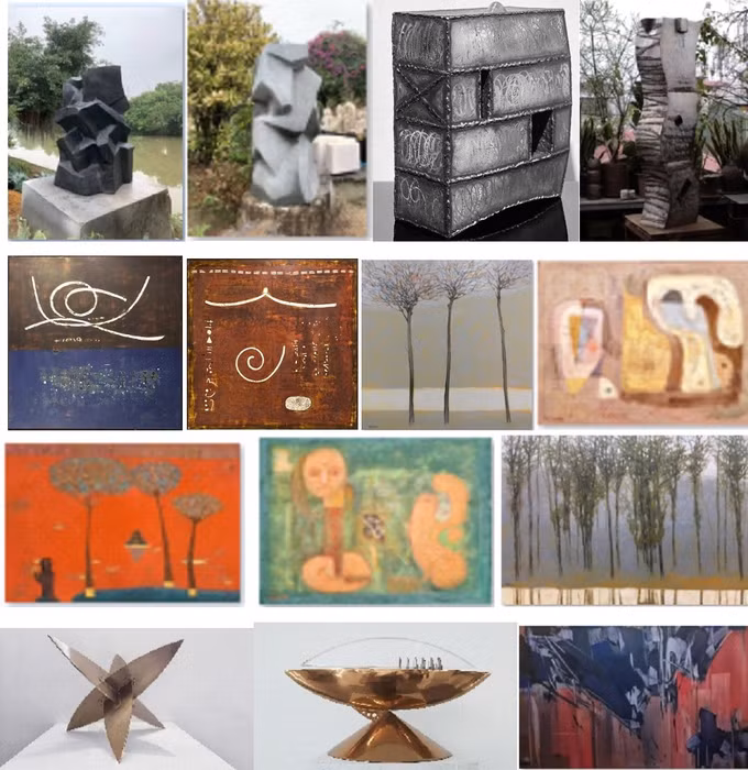 “New Days”美术展览会将展出30余件绘画雕刻作品 ảnh 1