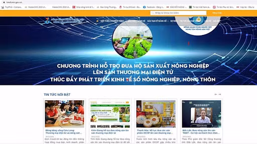用于支持农业生产活动的电子门户网站正式开通 ảnh 1
