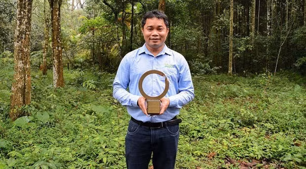 越南首家野生动物保护者荣获世界最具权威的环境保护奖 ảnh 1