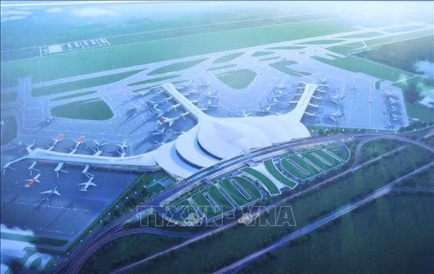 越南已确定隆城国际机场建设工程的竣工日期 ảnh 1