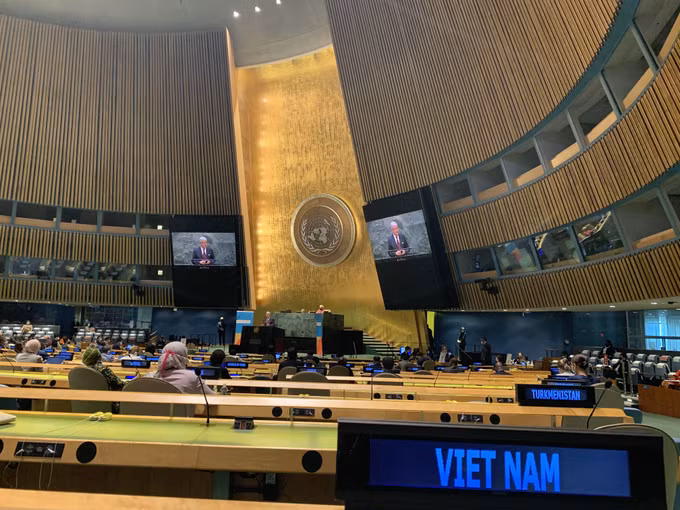 越南在2021年联合国大会艾滋病问题高级别会议上分享经验 ảnh 2