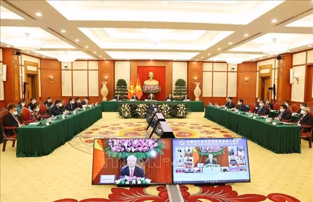 越共中央总书记阮富仲出席中国共产党与世界政党领导人峰会 ảnh 2