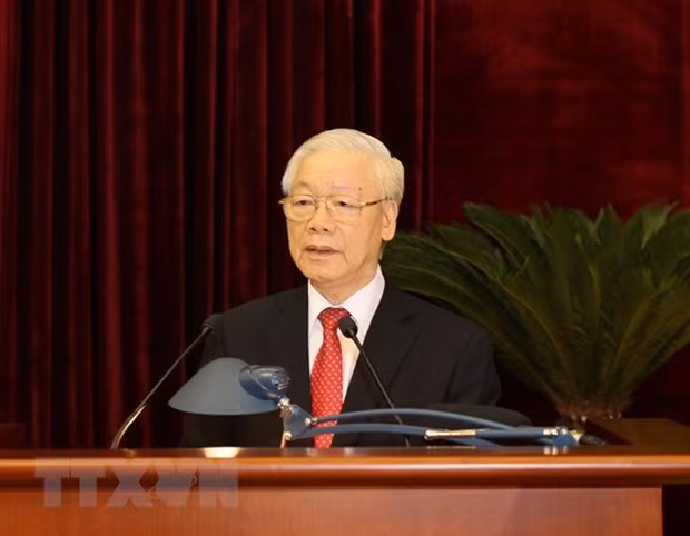 越共第十三届中央委员会第三次全体会议落下帷幕 ảnh 2