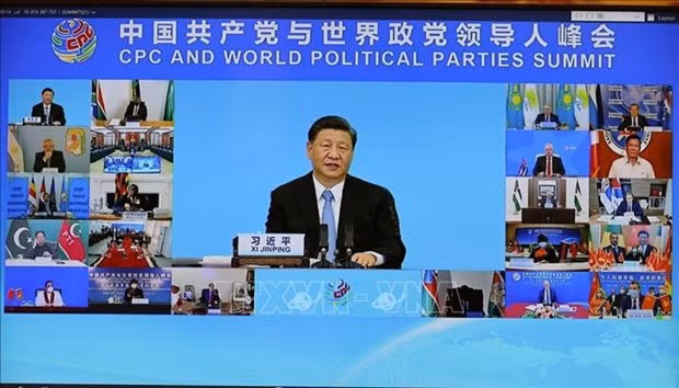 越共中央总书记阮富仲出席中国共产党与世界政党领导人峰会 ảnh 3