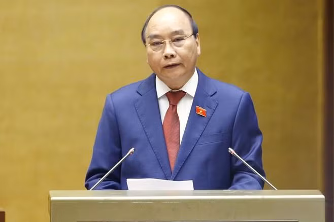 国家主席阮春福宣誓就职 承诺实现国家强大、全面且可持续发展目标 ảnh 1