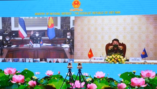 东盟国防机构在支持边境管理和保护工作中的作用研讨会在线举行 ảnh 2