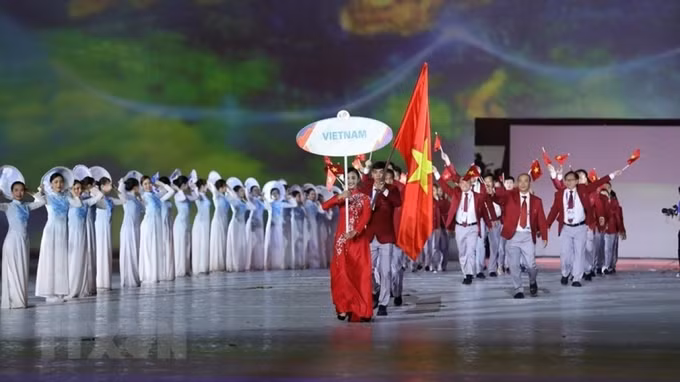第31届东运会：柬埔寨国家通讯社副社长对东道国越南的筹办工作印象深刻 ảnh 2