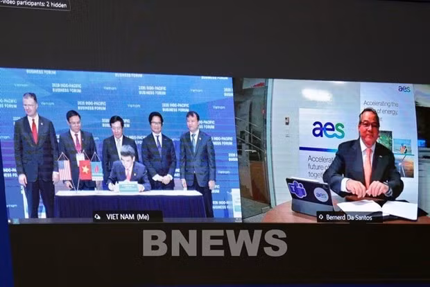 PV Gas与AES签署山美液化天然气储运调峰中心项目协议 ảnh 1