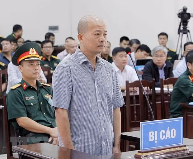 越南海军军种军事法院初审开庭 公开审理丁玉系和同案嫌犯 ảnh 1