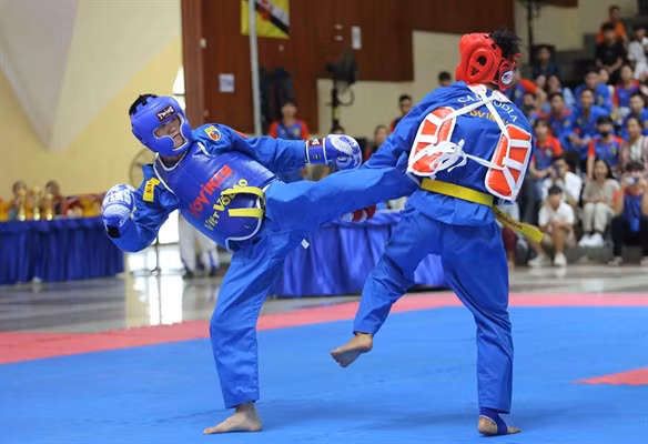 越南越武道队力争在第32届东运会上获得7枚金牌 ảnh 1