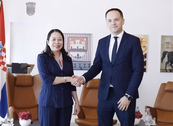 越南国家副主席武氏映春访问克罗地亚 ảnh 1