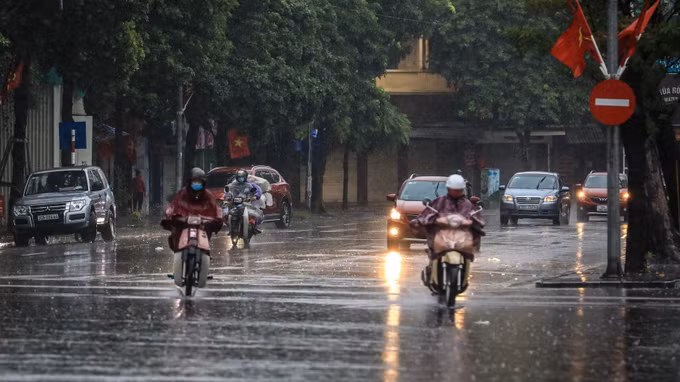 越南北部和首都河内有雨 天气转冷 ảnh 1