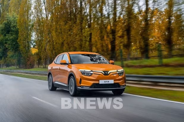 2023年2月份Vinfast VF 8 和VF e34 电动汽车交付量达416辆 ảnh 1