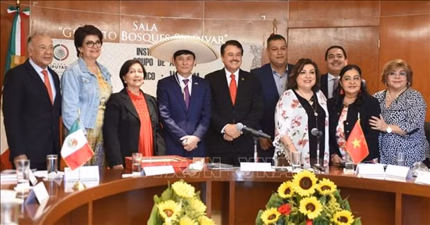 墨西哥众议员对外委员会主席再次当选墨越友好议员小组主席 ảnh 1