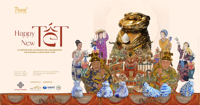 越南春节艺术展亮相澳大利亚首都坎贝拉 ảnh 1