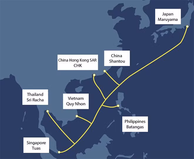越南新建一条连接越南与亚洲国家的海缆 ảnh 2